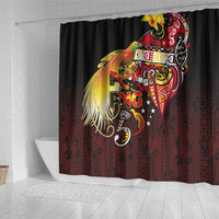 Papua New Guinea 2025 Shower Curtain 50th Independence Day Anniversary LT03 - Polynesian Pride