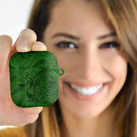 Hawaiian Whales Polynesian Art Motifs AirPods Case Green Color LT03 - Polynesian Pride
