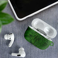 Hawaiian Whales Polynesian Art Motifs AirPods Case Green Color LT03 - Polynesian Pride