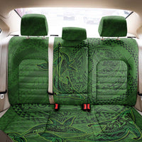 Hawaiian Whales Polynesian Art Motifs Back Car Seat Cover Green Color - Polynesian Pride