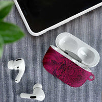 Hawaiian Whales Polynesian Art Motifs AirPods Case Pink Color LT03 - Polynesian Pride