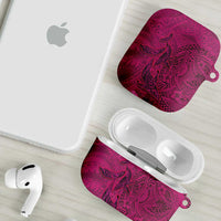 Hawaiian Whales Polynesian Art Motifs AirPods Case Pink Color LT03 - Polynesian Pride