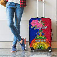 Haiti Battle of Vertieres Luggage Cover The Haitian Revolution 220th Anniversary Polynesian Style LT03 - Polynesian Pride