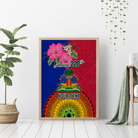 Personalised Haiti Battle of Vertieres Canvas Wall Art The Haitian Revolution 220th Anniversary Polynesian Style LT03 - Polynesian Pride