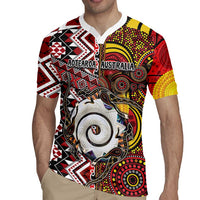 Personalised Aotearoa and Australia Together Rugby Jersey Koru and Kangaroo - Taniko with Aboriginal Motif