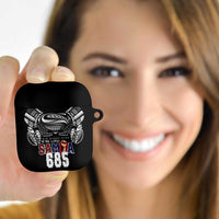 Super Samoa-Six Eight Five to The World AirPods Case Traditional Samoan Tattoo Black Color LT03 - Polynesian Pride