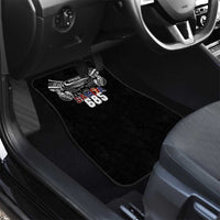 Super Samoa-Six Eight Five to The World Car Mats Traditional Samoan Tattoo Black Color LT03 - Polynesian Pride