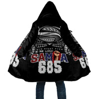 Super Samoa-Six Eight Five to The World Cloak Traditional Samoan Tattoo Black Color LT03 Unisex Black - Polynesian Pride