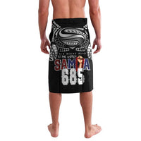 Super Samoa-Six Eight Five to The World Lavalava Traditional Samoan Tattoo Black Color LT03 - Polynesian Pride