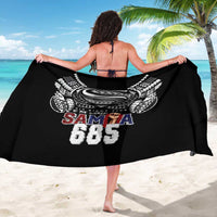 Super Samoa-Six Eight Five to The World Sarong Traditional Samoan Tattoo Black Color LT03 - Polynesian Pride
