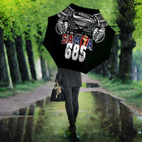 Super Samoa-Six Eight Five to The World Umbrella Traditional Samoan Tattoo Black Color