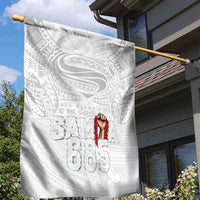 Super Samoa-Six Eight Five to The World Garden Flag Traditional Samoan Tattoo All White LT03 - Polynesian Pride