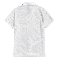 Lotu Tamaiti Samoan Art Tattoo Polynesian Pattern Family Matching Long Sleeve Bodycon Dress and Hawaiian Shirt