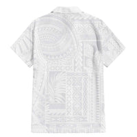 Lotu Tamaiti Samoan Art Tattoo Siapo Pattern Family Matching Mermaid Dress and Hawaiian Shirt