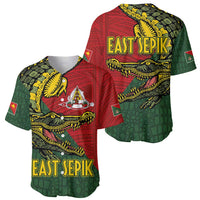 Sepik River Crocodile & Arts Festival Melanesian Pattern Baseball Jersey