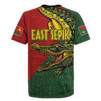 Sepik River Crocodile & Arts Festival Melanesian Pattern Rugby Jersey LT03 - Polynesian Pride