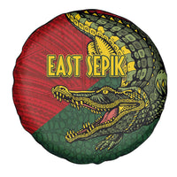 Sepik River Crocodile & Arts Festival Melanesian Pattern Spare Tire Cover LT03 - Polynesian Pride
