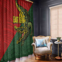 Sepik River Crocodile & Arts Festival Melanesian Pattern Window Curtain LT03 - Polynesian Pride