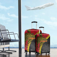 Papua New Guinea Independence Day Luggage Cover Bird-of-paradise Melanesian Tattoo