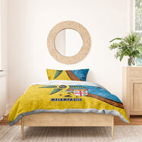 Malampa Fiji Day Bedding Set Tapa and Melanesian Patterns with Coat of Arms LT03 - Polynesian Pride