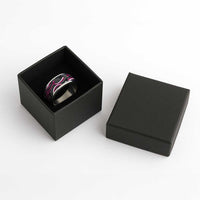 Traditional Samoan Tattoo Art Pink Color Classic Ring LT03 - Polynesian Pride