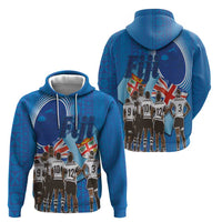 Fiji Rugby Sevens Hoodie Commemorate Gold Medal - Rio de Janeiro 2016 LT03 - Polynesian Pride