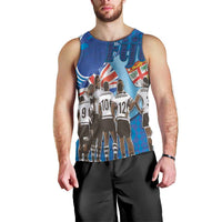 Fiji Rugby Sevens Men Tank Top Commemorate Gold Medal - Rio de Janeiro 2016 LT03 - Polynesian Pride