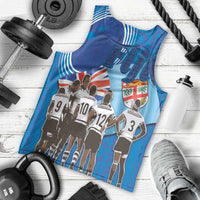 Fiji Rugby Sevens Men Tank Top Commemorate Gold Medal - Rio de Janeiro 2016 LT03 - Polynesian Pride