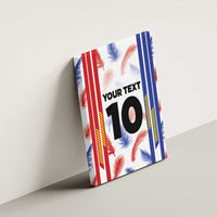 Custom Philippines Champions Football Jersey Canvas Wall Art