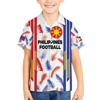 Custom Philippines Champions Football Jersey Family Matching Tank Maxi Dress and Hawaiian Shirt