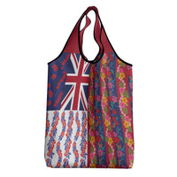 Hawaiian Lei Grocery Bag National Flag Striped Style LT03 - Polynesian Pride