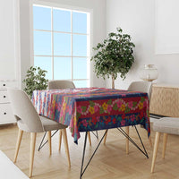 Hawaiian Lei Tablecloth National Flag Striped Style LT03 - Polynesian Pride
