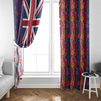 Hawaiian Lei Window Curtain National Flag Striped Style LT03 - Polynesian Pride