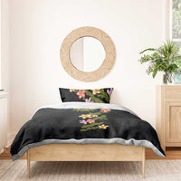 Hawaiian Lei Plumeria and Tropical Leaves Bedding Set Watercolor Style LT03 - Polynesian Pride