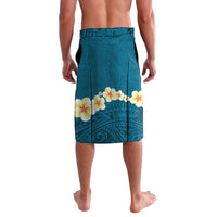 Hawaii Turtle Plumeria Flower Lavalava Polynesian Pattern Blue Color LT03 - Polynesian Pride