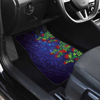 Matariki New Zealand Maori and Pohutukawa Car Mats Galaxy Blue Sky Style