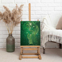 Matariki New Zealand Maori Silver Fern Canvas Wall Art Galaxy Green Sky Style
