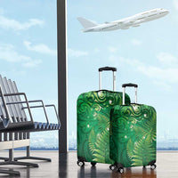 Matariki New Zealand Maori Silver Fern Luggage Cover Galaxy Green Sky Style