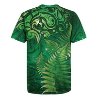 Matariki New Zealand Maori Silver Fern Rugby Jersey Galaxy Green Sky Style