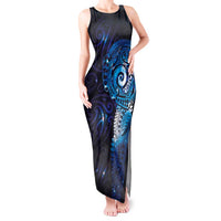 Matariki New Zealand Maori Koru Art Tattoo Tank Maxi Dress New Year Galaxy Blue Sky Style