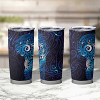 Matariki New Zealand Maori Koru Art Tattoo Tumbler Cup New Year Galaxy Blue Sky Style