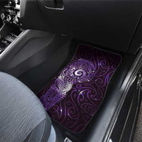 Matariki New Zealand Maori Koru Art Tattoo Car Mats New Year Galaxy Purple Sky Style