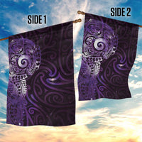 Matariki New Zealand Maori Koru Art Tattoo Garden Flag New Year Galaxy Purple Sky Style