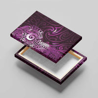 Matariki New Zealand Maori Koru Art Tattoo Canvas Wall Art New Year Galaxy Pink Sky Style