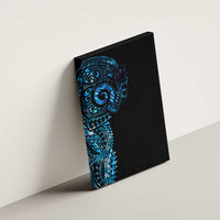 New Zealand Maori Koru Art Traditional Tattoo Canvas Wall Art Paua Shell