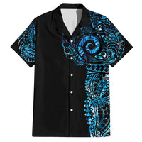 New Zealand Maori Koru Art Traditional Tattoo Family Matching Summer Maxi Dress and Hawaiian Shirt Paua Shell