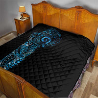 New Zealand Maori Koru Art Traditional Tattoo Quilt Paua Shell