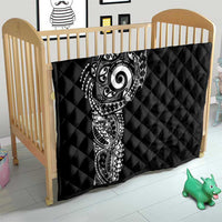 New Zealand Maori Koru Art Traditional Tattoo Quilt Simple Style