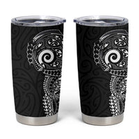 New Zealand Maori Koru Art Traditional Tattoo Tumbler Cup Simple Style