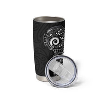 New Zealand Maori Koru Art Traditional Tattoo Tumbler Cup Simple Style
